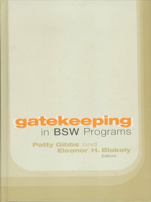 cover image of Gatekeeping in BSW Programs